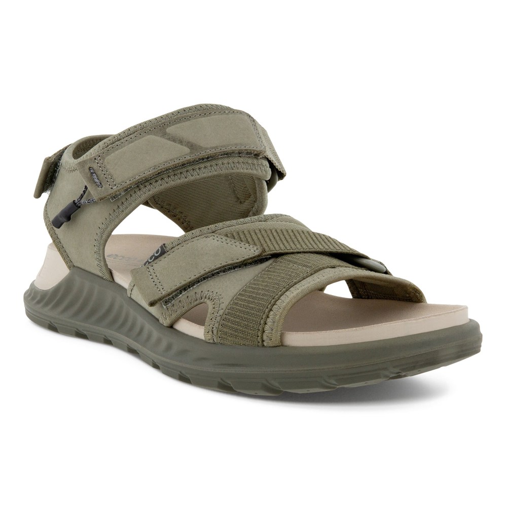 ECCO Mens Sandals Olive - Exowrap 3S Velcro - QHY-273809